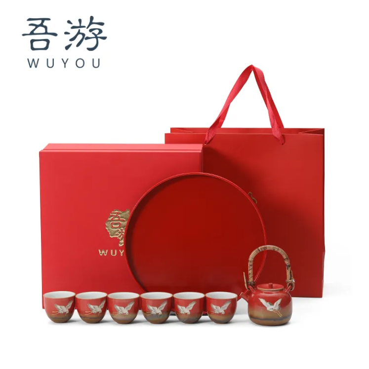 I travel to the wedding Chinese tea set high -end kung fu tea set