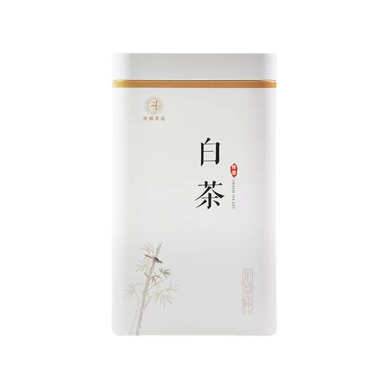Anji White Tea 2023 New Tea Handmade Mingqian Green Tea Rare White Tea Canned Tea Gift Box