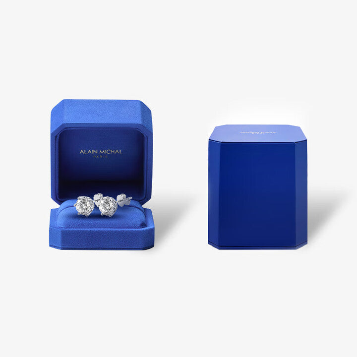 As a gift for your girlfriend and mother, you can give diamond stud earrings