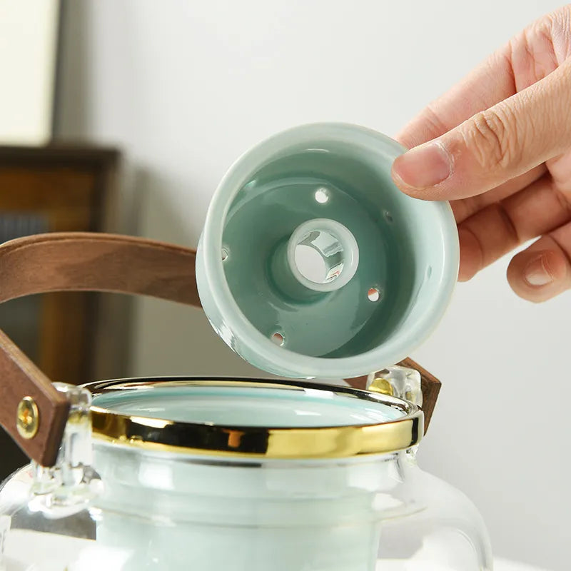 Electric ceramic stove mini small Xishangmeijiao tea stove oven oven set multi-functional glass tea kettle