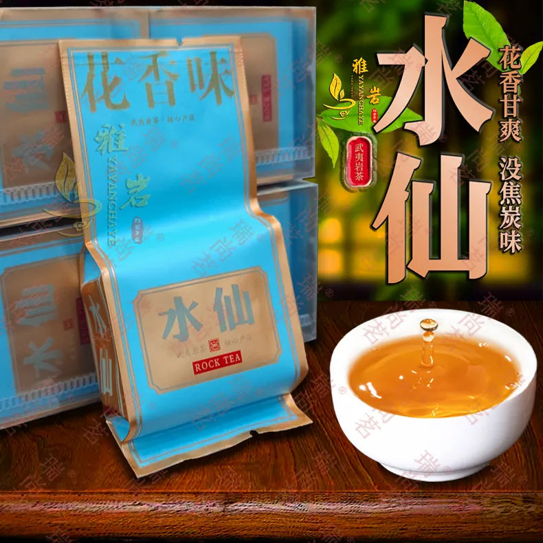 Floral perfume fairy rock tea Dahongpao fresh fragrance type narcissus Wuyishan rock tea narcissus tea boxed