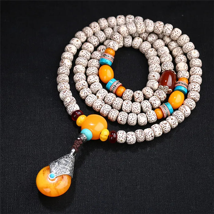 Authentic Xingyue Bodhizi Wenwan Pendant Bracelet 108 Buddha Beads Bracelet Men's and Women's Necklace