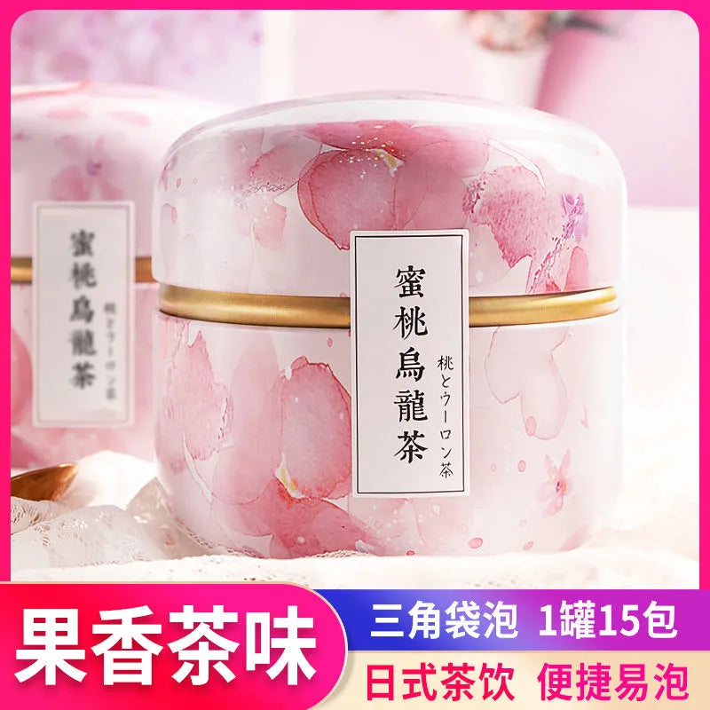 Honey Peach Oolong Tea Bags, Green Tea White Peach Oolong Tea, Sydney Jasmine Tea, Cold Brew 2024 New Tea, Fruit Tea Bags