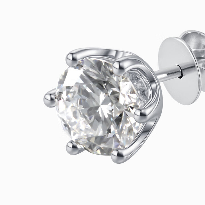 As a gift for your girlfriend and mother, you can give diamond stud earrings