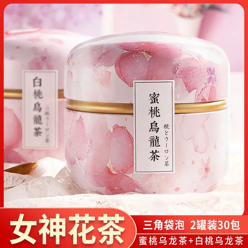 Honey Peach Oolong Tea Bags, Green Tea White Peach Oolong Tea, Sydney Jasmine Tea, Cold Brew 2024 New Tea, Fruit Tea Bags