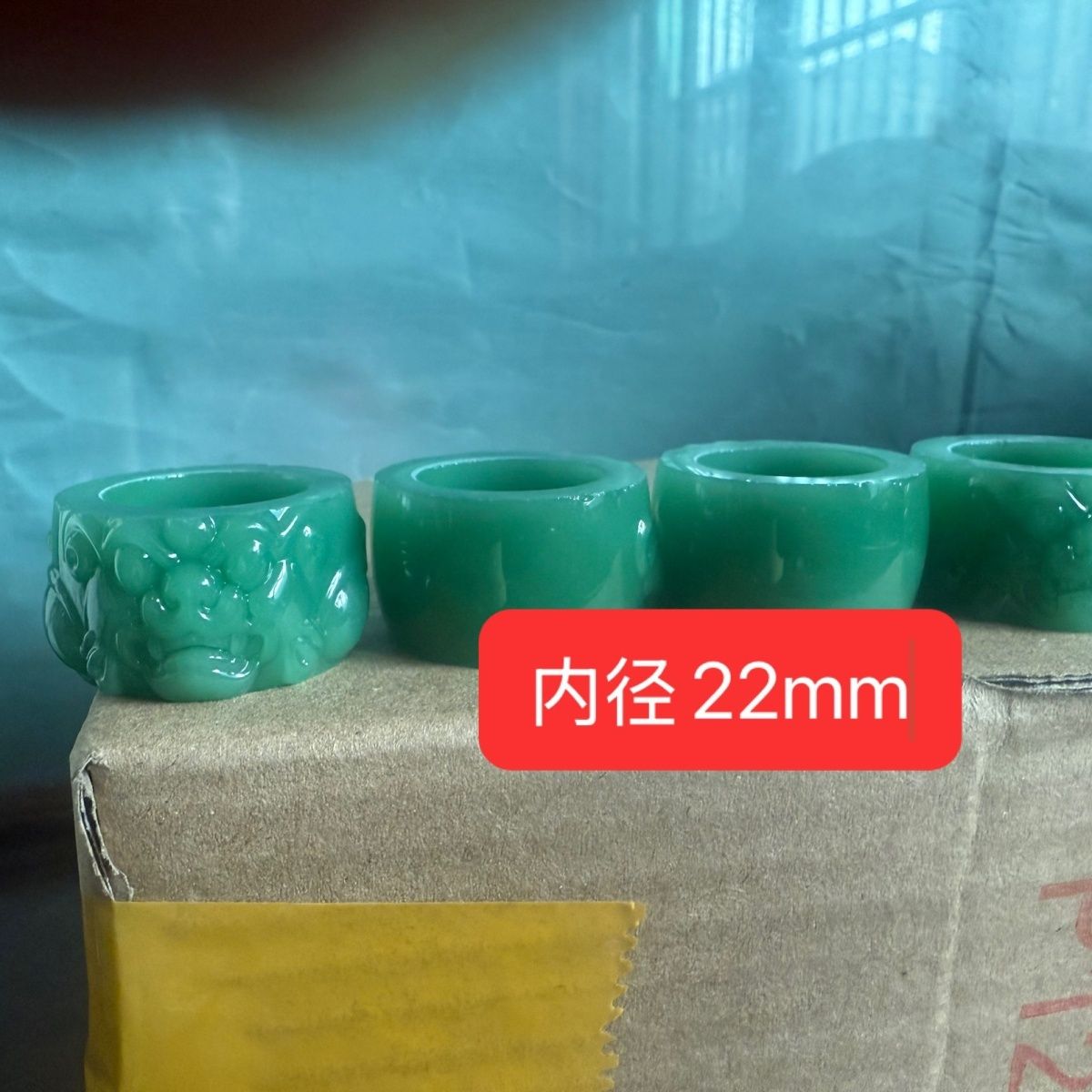 Pure natural jade pixiu jade finger ring bring in wealth and treasure jade ring men's domineering thumb jade finger ring jade ring