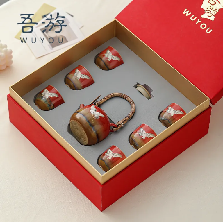 I travel to the wedding Chinese tea set high -end kung fu tea set