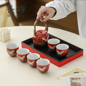 I travel to the wedding Chinese tea set high -end kung fu tea set