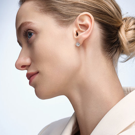 As a gift for your girlfriend and mother, you can give diamond stud earrings