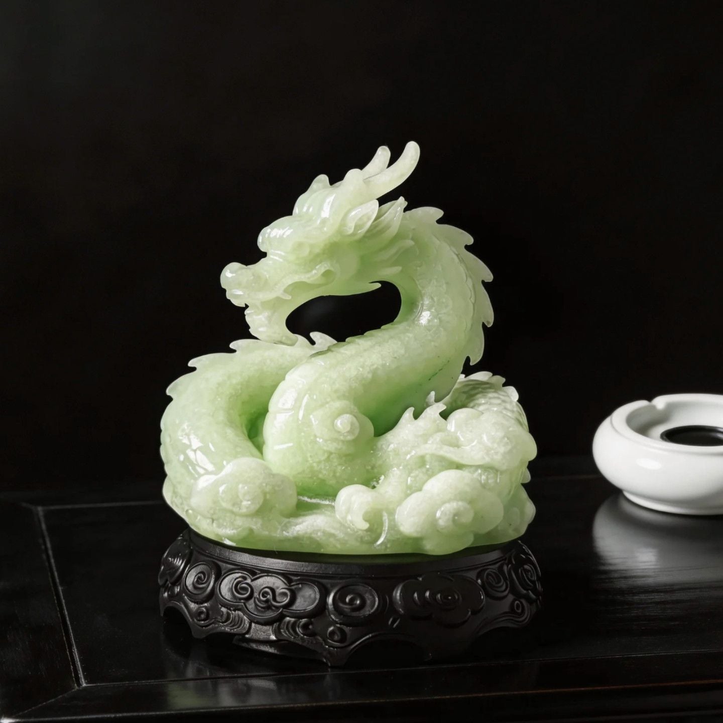New Qinglong Tengyun ornament, prosperous and lucky beast, town house ornament, housewarming office, living room entrance decoration