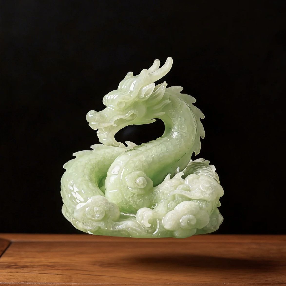 New Qinglong Tengyun ornament, prosperous and lucky beast, town house ornament, housewarming office, living room entrance decoration
