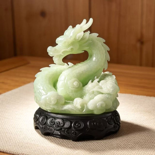 Jade dragon ornaments