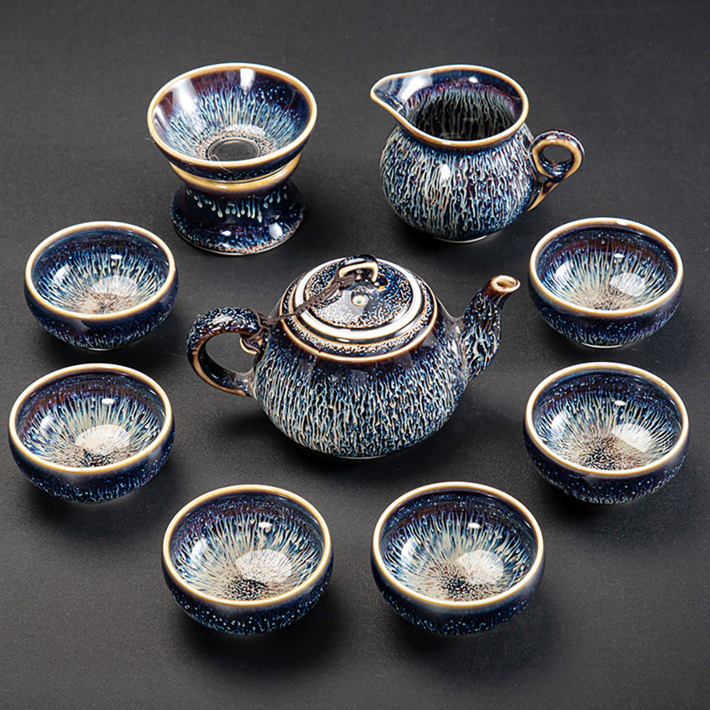 Tenmoku Tianmu Jian Zhan Chinese Tea Set